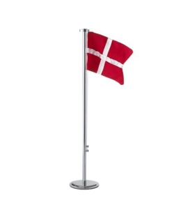 Galzone Flagstang - m. dansk flag 40 cm Flag