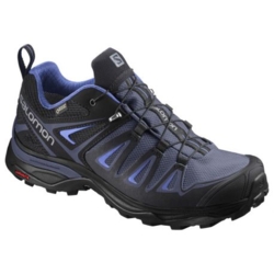 Salomon X Ultra 3 Gtx Blue-Black, Womens Gore-Tex Sneakers (Size EU 40 2/3 - Color Crown Blue-India Ink-Amparo Blue)
