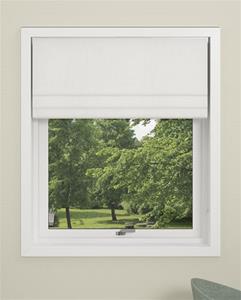 Debel Foldegardin New York mørklægning i hvid 60x130 cm