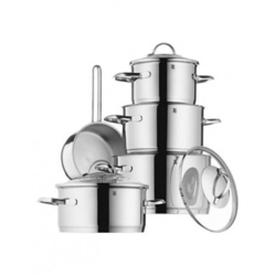 WMF Provence Plus grydesæt 5 dele stål, med 4 Låg