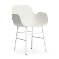 Normann copenhagen - form armchair, stol med armlæn, eg