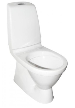 Gustavsberg Nautic toilet 1500 m. åben skyllekant og C+