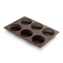Lekue Bageform t/6 boller mikro-perforeret 