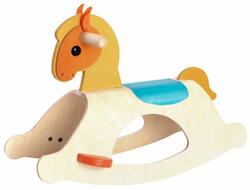 PlanToys Gyngehest i træ