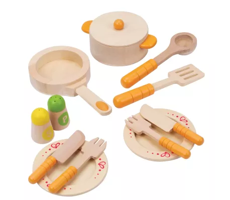 Hape E3103 køkken legetøj i træ, 13 dele