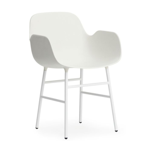 Normann copenhagen - form armchair, stol med armlæn, eg