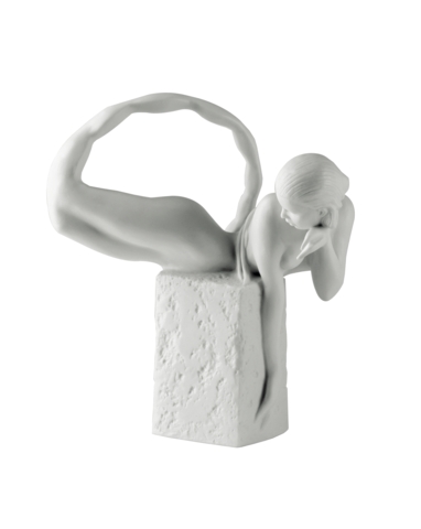 Royal Copenhagen Stjernetegn Figur Skorpion Porcelæn Hvid