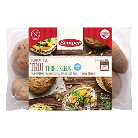 Semper Brød Trio Glutenfri (300 gr)