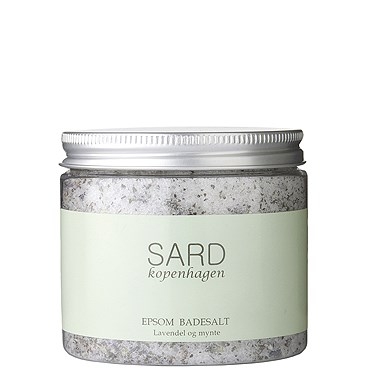 Sard Badesalt Epsom, lavendel og mynte, 200 g