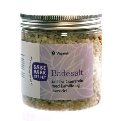 Sæbeværkstedet - Økologisk badesalt 200g - Kamille og Lavendel