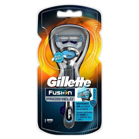 Gillette Fusion Proshield Flexball Razor + Blade 1 + 1 stk