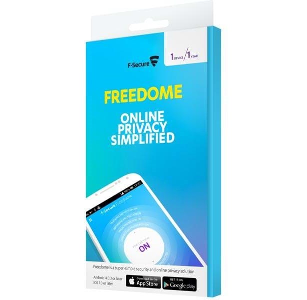 F-Secure Freedome, 1 år