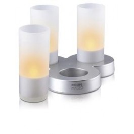 Philips IMAGEO LED Candles 3 set inkl lader Lampe