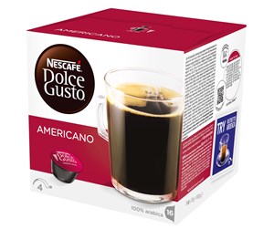 Nescafé Americano til Dolce Gusto. 16 kapsler