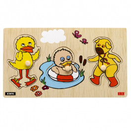 Bamse & Kylling - Puslespil m. Knopper