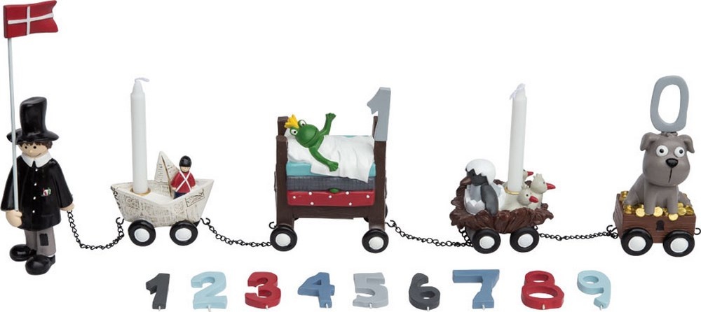 Kids By Friis - H.C. Andersen fødselsdagstog dreng m. 11 tal