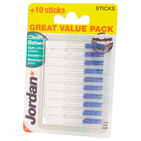 Jordan Clean Between Sticks - Regular Soft Sticks - 20 stk.
