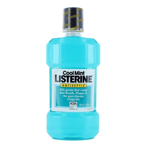 Listerine Cool Mint Enjuague Bucal 500ml nye Unisex forseglet Boxed